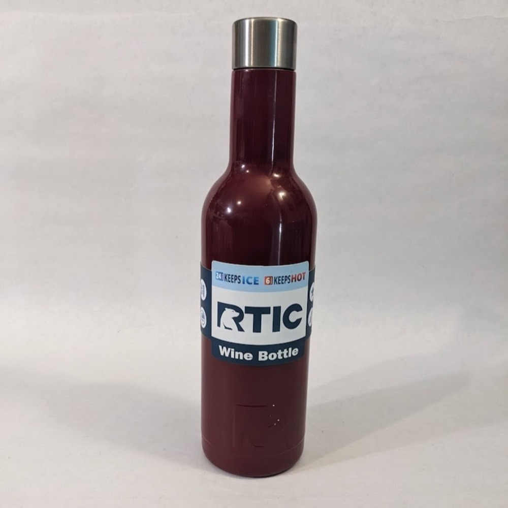 RTIC Wine Bottle Stainless‎ Steel Double Wall Vacuum Insulated 25oz Canteen New